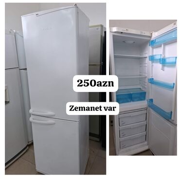 Soyuducular: İşlənmiş 2 qapılı Soyuducu Satılır, rəng - Ağ