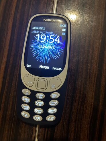 nokia satilir: Nokia 3310, 4 GB, rəng - Göy, Düyməli, İki sim kartlı, Sənədlərlə