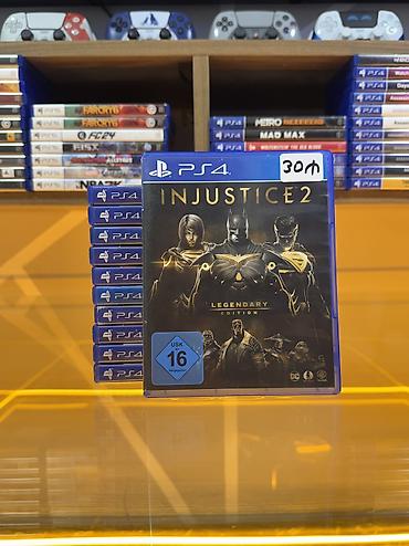 Injustice 2-PS4 diski Oyun diski tam işlək vəziyyətdədir, heç bir