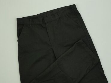 Spodnie: Spodnie 16 lat, wzrost - 170 cm., stan - Idealny, wzór - Jednolity kolor, kolor - Czarny
