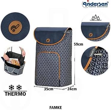 Putni koferi i torbe: Kolica/torba za kupovinu na točkiće - Stabilan metalni ram sa velikim — 8