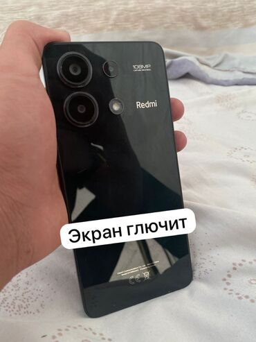 хвох сериес с: Redmi, Redmi Note 13, Б/у, 128 ГБ, цвет - Черный, 1 SIM, 2 SIM