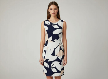 jaka sukienka na wesele dla 60 latki: EL, Sukienka damska, rozmiar S