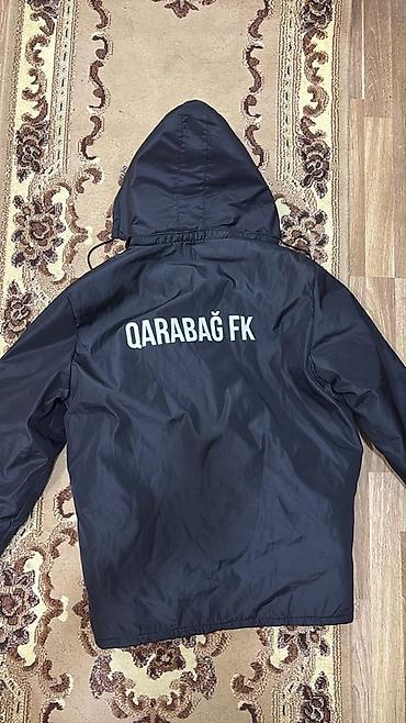 deri kurtka: Qarabağ FK kapüşonlu qış gödəkçəsi Tam original ve teze Hec — 2