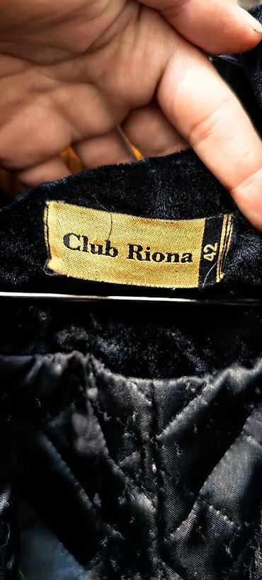 Paltolar: Qadın qış palto/şuba – Club Riona - Rəng: qara - Material: qıvrım — 5
