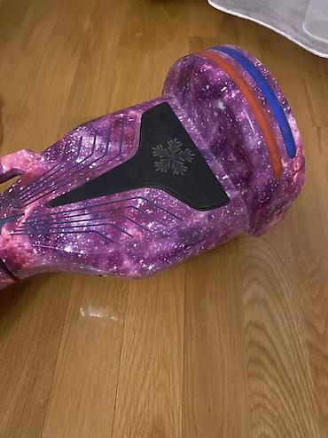 Электротранспорт: Elektrik hoverboard – qalaktika temalı bənövşəyi dizayn 1 ildir — 5