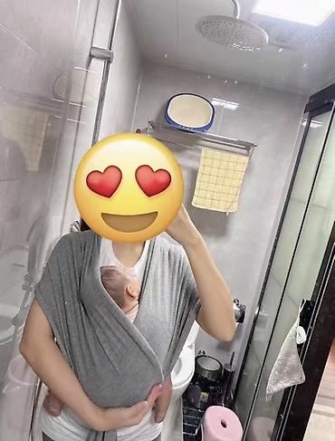 Слинг: Слинг для новорожденного без намотки, трикотажный - Подходит с — 10