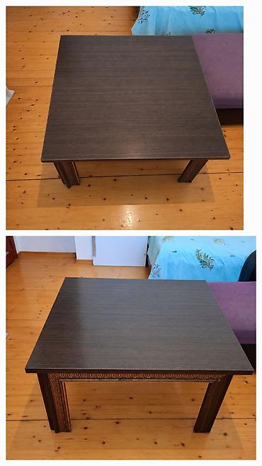 salon divan: Mebel: Jurnal stolu. ünvan: Beynəlxalq Avtovağzal metrosu. - Forma — 1