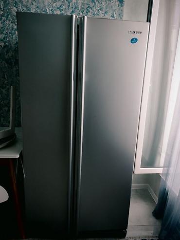 samovar satılır: İşlənmiş 2 qapılı Samsung Soyuducu Satılır, rəng - Gümüşü — 3