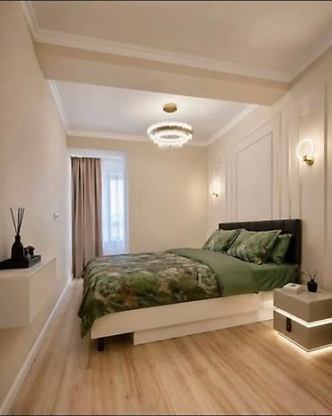 Продажа квартир: 2 комнаты, 76 м², Асанбай мкр Элитка, 13 этаж, Дизайнерский ремонт — 1