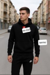 Trenerke: Muški termo trenerka komplet sa kapuljačom - Model: dukserica s na lalafo.rs — 4 Trenerke: Muški termo trenerka komplet sa kapuljačom - Model: dukserica s — 4