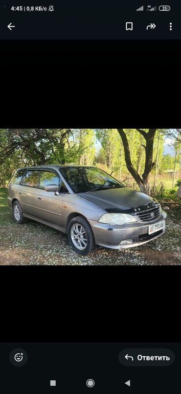 вентилятор опель вектра б: Honda Odyssey: 2000 г., 3 л, Автомат, Бензин, Минивэн