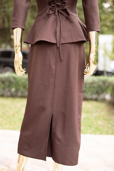 seks shop: Повседневное платье, Made in KG, Осень-весна, Длинная модель, S, M, L — 5