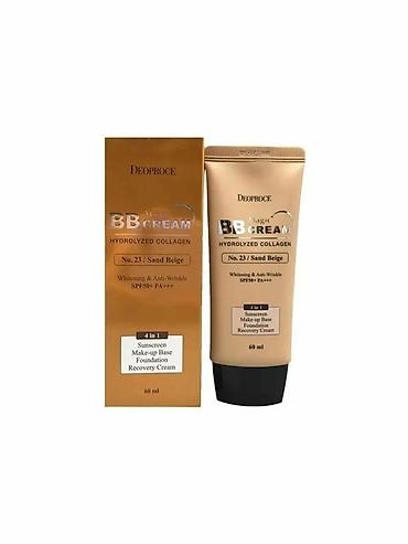 makeup: BB-крем Deoproce Magic Cream Hydrolyzed Collagen, оттенок No. 23 Sand — 1