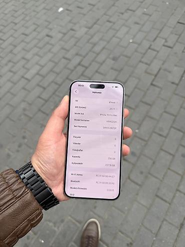 Apple iPhone: IPhone 15 Pro Max, 256 GB, White Titanium -da lalafo.az — 7 Apple iPhone: IPhone 15 Pro Max, 256 GB, White Titanium — 7