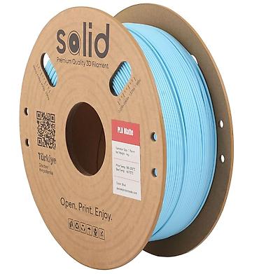Ofis avadanlığı: Solid Filament PLA Matte Mavi – 1 kq 3D çap üçün mat səthli, yüksək — 2