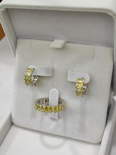 Серебряные наборы украшений: Серебро 925 пробы Размеры имеются Цена 3500 сом Можете — 10