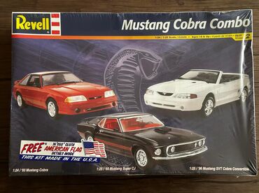 2000 tl kaç manat: Revell “Mustang Cobra Cobmo” plastik kiti 1:24