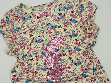 bluzki czarne w kwiaty: Blouse, S (EU 36), condition - Fair