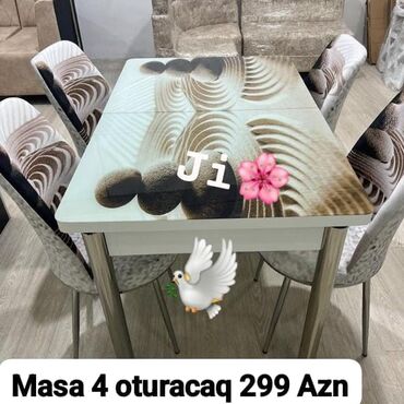 Masa və oturacaq dəstləri: Masa desti yeni