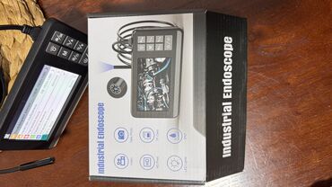 Другая автоэлектроника: Эндоскоп с монитором Кабель 3 метра Две камеры, прямая и боковая — 3