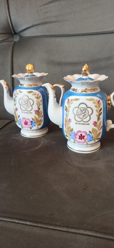 светильник ракета ссср: Фигура, Керамика, цвет - Голубой