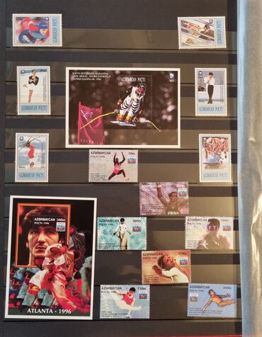 Markalar: Markalar. Azərbaycan və xarici markalar. Qiyməti 1 seriya+blok 4 azn — 3