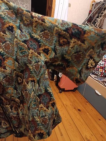 ag jaket: Etnik naxışlı qadın iki parçalı dəst – jaket və şort - Parça: qalın — 4