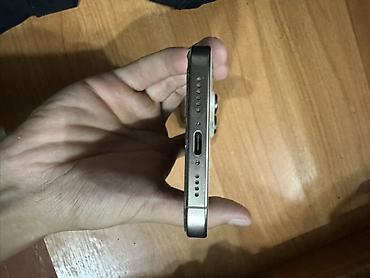 apple studio: IPhone 16 Pro Max, Б/у, 512 ГБ, Desert Titanium, Защитное стекло, Чехол, Кабель, 86 % — 6