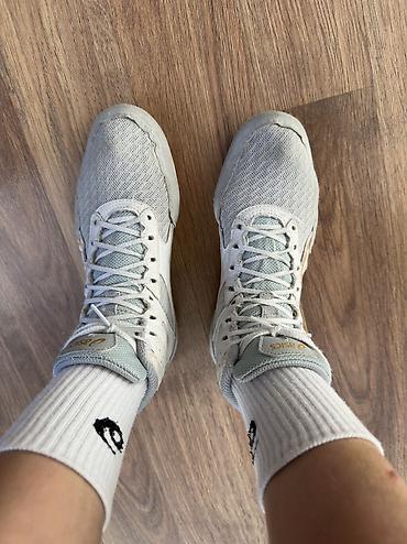 обувь для борьбы: Мужские кроссовки, 34, Asics, Б/у, цвет - Серый, Самовывоз — 2