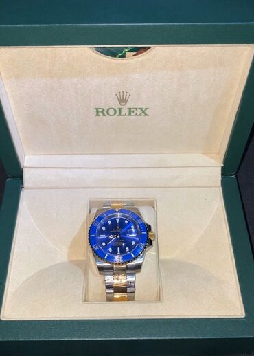 часы наручные мужские с автоподзаводом: Rolex Submariner Date ️Люкс качества ️Сапфировое стекло ️Диаметр 40