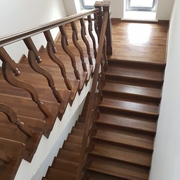 Обшивка лестниц: Изготовление лестниц на заказ город Ош — 23