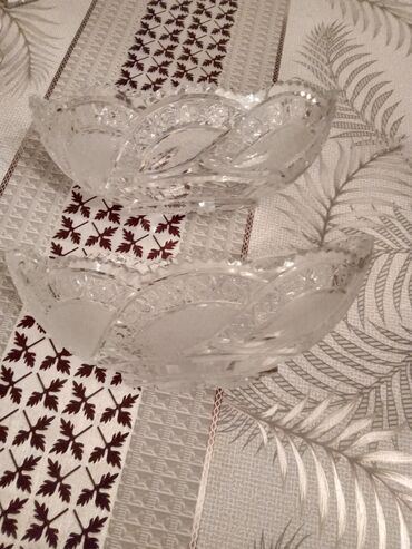 зеркальная посуда для фуршета: Хрустальные вазы для фруктов советских времен. Не использовался