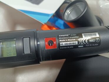 Mikrofonlar: Shure GLXD4 beta58 mikrafon yeni gəlib buyurun kalonka dinamik -da lalafo.az — 6 Mikrofonlar: Shure GLXD4 beta58 mikrafon yeni gəlib buyurun kalonka dinamik — 6