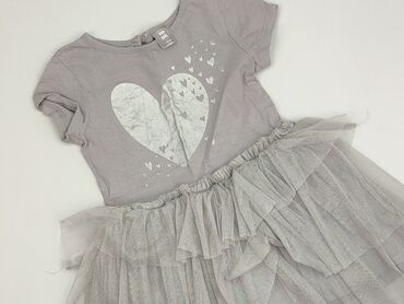 sukienka trapezowa h: Dress, Little kids, 4-5 years, 104-110 cm, condition - Perfect