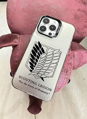 Чехол для смартфона с дизайном по мотивам аниме Attack on Titan at lalafo.kg Чехол для смартфона с дизайном по мотивам аниме Attack on Titan