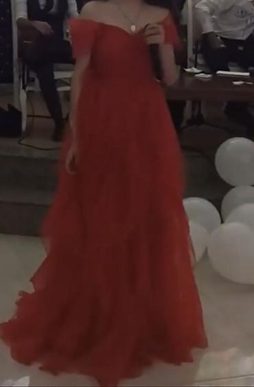 cone korse: Qırmızı gecə/libas - Model: of-şouler (açıq çiyin) kəsim, ürəkvari — 1