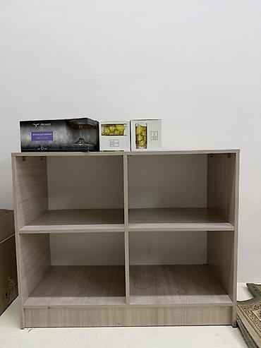 Книжные полки: Компактный открытый стеллаж на 4 секции - Формат: 2 ряда по 2 ячейки — 1