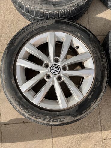 təkər 215 60 16: İşlənmiş Disk təkər Volkswagen 205 / 60 / R 16, 5 Boltlu