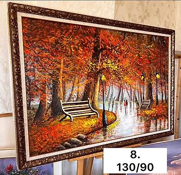 nar agacı: Yağlı boya tablo kolleksiyası – çərçivəli, iri ölçülü əsərlər 1) 3D — 4