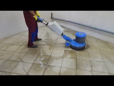 Уборочный инвентарь: Роторная машинка для мойки ковров брусчатки, бетонных полов, кафеля и — 5