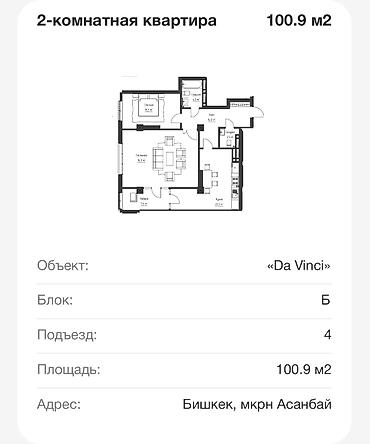 сдаю квартиру городок строителей: 2 комнаты, 101 м², Элитка, 4 этаж, ПСО (под самоотделку) — 4