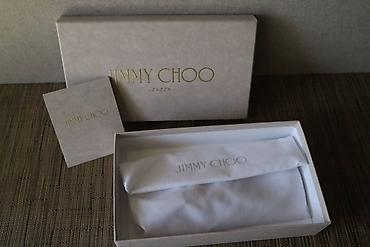 патч: Новый кожаный картхолдер/бирка для чемодана Jimmy Choo В коробочке, с — 5