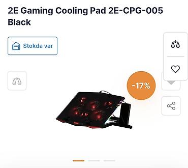 k40 gaming: 🎮 2E Gaming Cooling Pad 2E-CPG-005 — 40 AZN Laptop soyuducu altlıq — 1