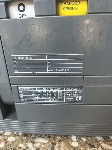 hava acari: ABB Group Elektrik avtomat, 3 faza, 690 Vt — 9