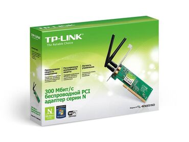 Videomüşahidə: TP-Link - TL-WN851ND - İnterfeyslər 32 bitlik PCI Ölçülər (G x D x