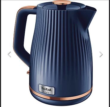 benetton çanta: Tefal Loft KO251430 Blue elektrik çaydan - Həcm: 1.7 litr - Güc: 2400 — 3