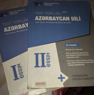 riyaziyyat 2 ci hisse: 2-si 4 manat.1-i 2 manat cavabları yoxdur kəsilib.1 ci hissə çox