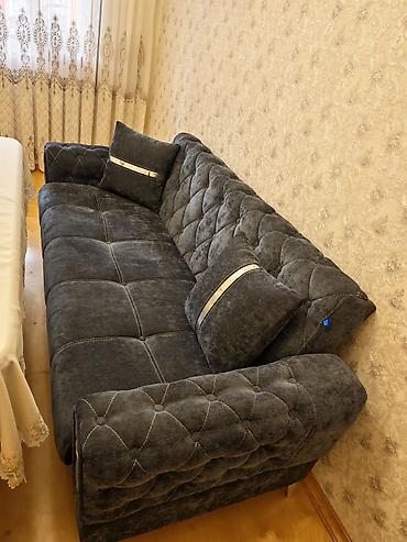 iso oturacaq: Divan, Yeni, Açılan, Bazalı, Vеlur parça, Çatdırılma yoxdur — 5