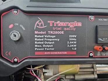 генератор 3х фазный: Бензиновый генератор Triangle TR2800E (AVR) Основные характеристики